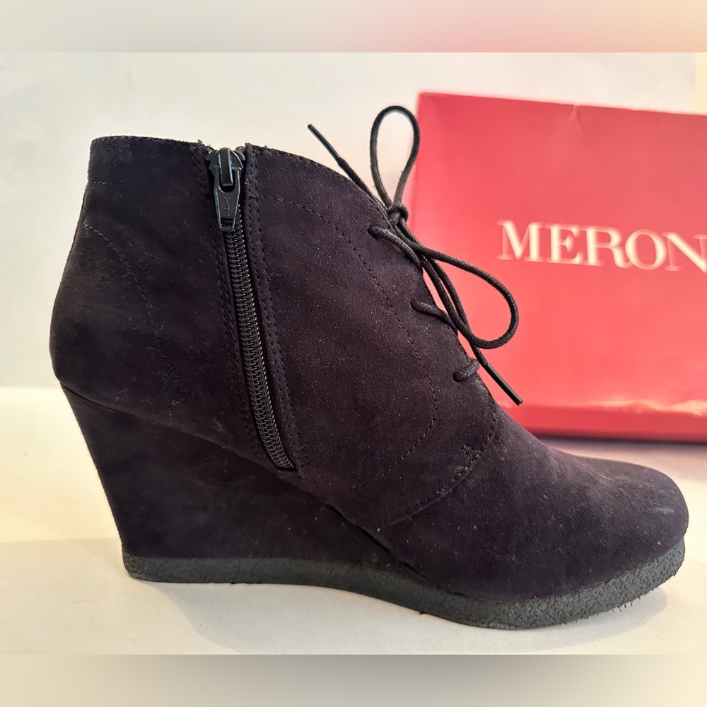 Wedge booties
